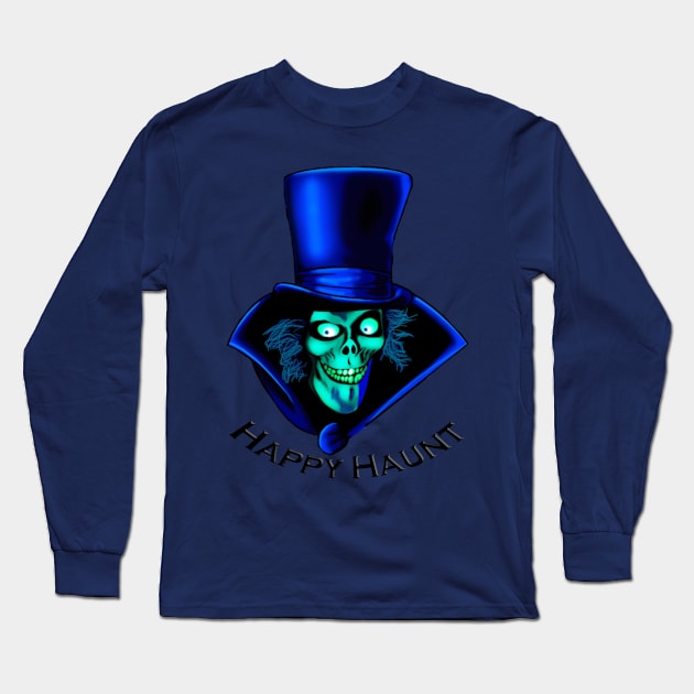 Hatbox Ghost Long Sleeve T-Shirt by ChaneyAtelier